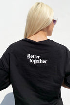 Bear Baskılı Bisiklet Yaka Tshirt