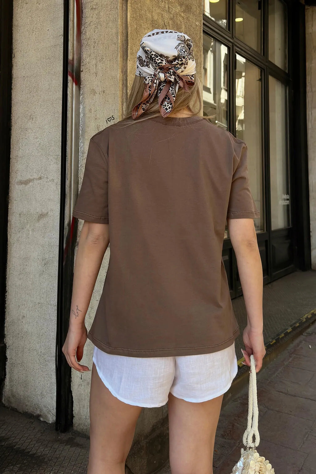 Vizon Basic Bisiklet Yaka Modal Kumaş Kadın T-shirt